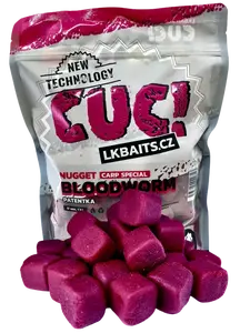 LK Baits CUC! Nugget Bloodworm 17 mm, 1kg