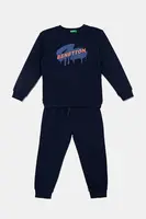 Detská bavlnená tepláková súprava United Colors of Benetton