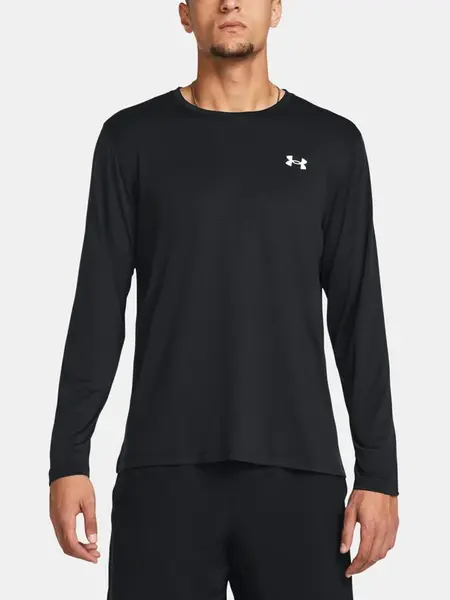 Čierne pánske tričko Under Armour UA Launch Longsleeve