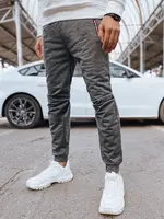 Pánske teplákové nohavice Farba svetlosivá DSTREET