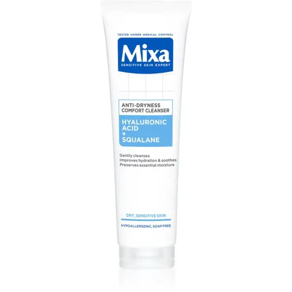 Mixa Anti-Dryness Comfort Cleanser čisticí pleťový gel proti vysoušení pokožky 150 ml