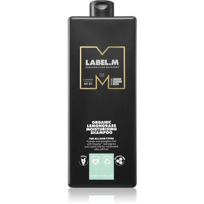 label.m Lemongrass Moisturising Shampoo hydratační šampon s citronem a citronovou trávou 1000 ml