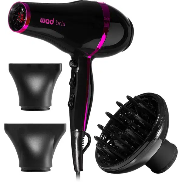 Wad Bris Hair Dryer fén na vlasy Black/Pink 1 ks