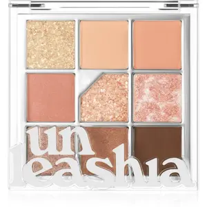 Unleashia Glitterpedia Eye Palette paletka očních stínů odstín No.3 All of Coral Pink 6.2 g