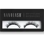 Nanolash DIY Eyelash Extensions trsové nalepovací řasy bez uzlíku Heartbreaker 36 ks