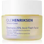 OLEHENRIKSEN Transform Dewtopia 25% Acid Flash Facial exfoliační maska 50 ml