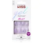 KISS Gel Fantasy Jelly Color umělé nehty One Day Jelly 28 ks