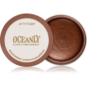 Attitude Oceanly Plastic Free Makeup krémové oční stíny se třpytkami odstín Cinnamon Stick 5 ml