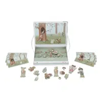 Little Dutch Forest Friends Magnetic Playboard aktivity hračka 3 y+ 1 ks