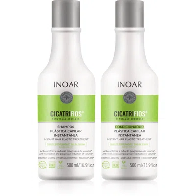 INOAR CicatriFios sada pro poškozené a křehké vlasy 2x500 ml