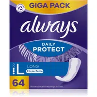 Always Daily Protect Long slipové vložky bez parfemace 64 ks