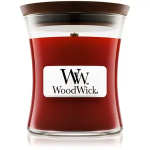 Woodwick Cinnamon Chai vonná svíčka s dřevěným knotem 85 g