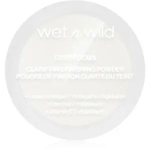 Wet n Wild BareFocus Clarifying Finishing Powder matující pudr odstín Translucent 6 g