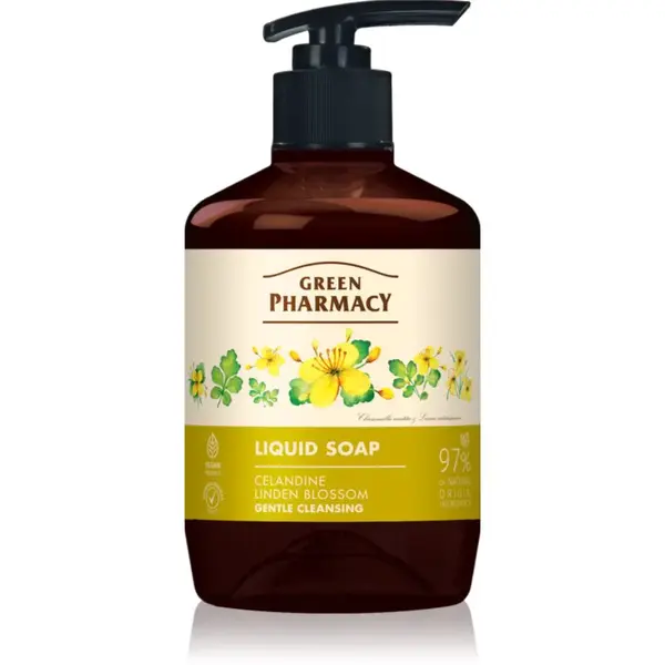 Green Pharmacy Celandine Hand Soap tekuté mýdlo 460 ml