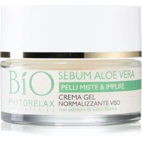 Phytorelax Laboratories Bio Sebum Aloe Vera hydratační gel krém na redukci mastnoty pleti 50 ml