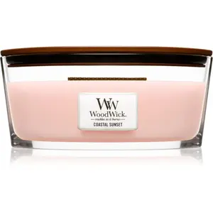 Woodwick Coastal Sunset vonná svíčka s dřevěným knotem (hearthwick) 453 g