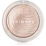 MUA Makeup Academy Shimmer kompaktní pudrový rozjasňovač odstín Oyster Silk 8 g