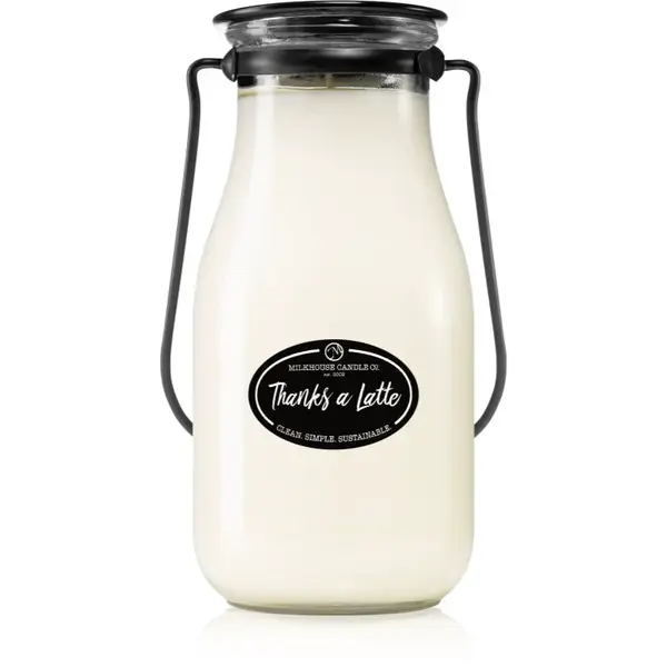 Milkhouse Candle Co. Creamery Thanks A Latte vonná svíčka Milkbottle 396 g