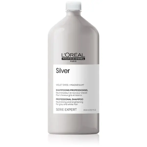 L’Oréal Professionnel Serie Expert Silver stříbrný šampon pro šedivé vlasy 1500 ml