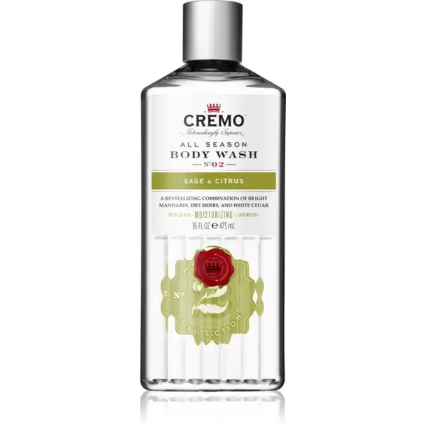 Cremo Citrus & Mint Leaf sprchový gel pro muže Green & Refreshing 475 ml