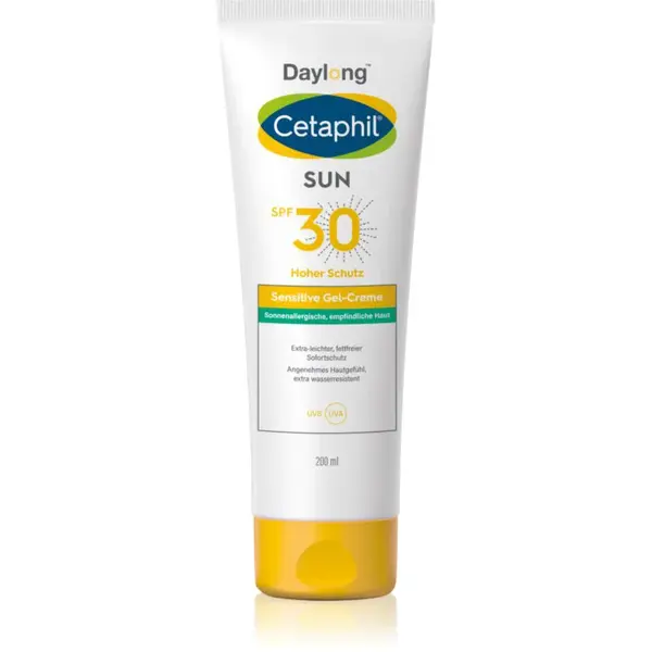 Daylong Cetaphil SUN Sensitive Gel-Creme lehký ochranný gel-krém pro citlivou pokožku SPF 30 200 ml