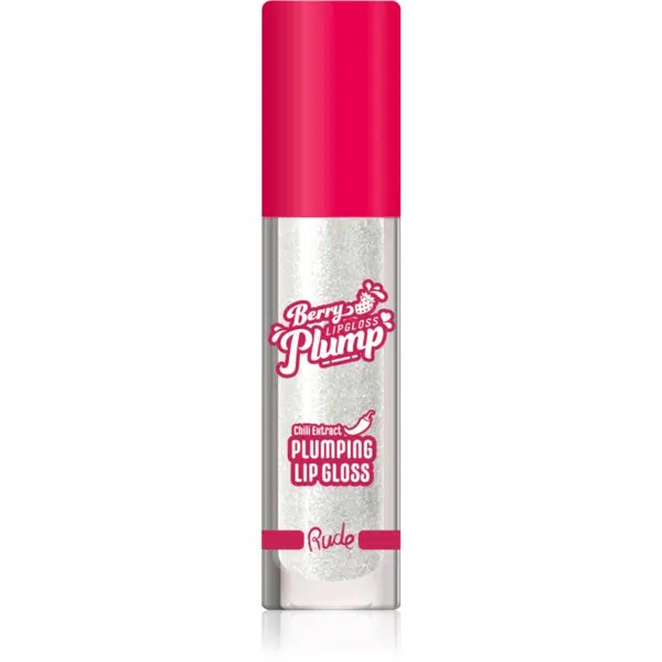 Rude Cosmetics Berry Plump hydratačný lesk na pery pre objem odtieň Pearl 4 g