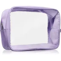 Notino Travel Collection Extra Large Clear Organizer transparentná kozmetická taštička XL Purple 27,5x20x12,5 cm 1 ks