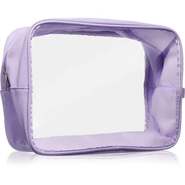 Notino Travel Collection Extra Large Clear Organizer transparentná kozmetická taštička XL Purple 27,5x20x12,5 cm 1 ks