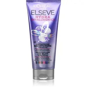 L’Oréal Paris Elseve Hyaluron Plump nočný hydratačný krém na vlasy 200 ml