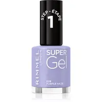 Rimmel Super Gel gélový lak na nechty bez použitia UV/LED lampy odtieň 028 Purple Haze 12 ml
