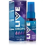 Schwarzkopf LIVE Drops zmývateľný farebný tieň odtieň Orchid Purple 30 ml