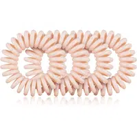 BrushArt Hair Rings gumičky do vlasov Nude 4 ks