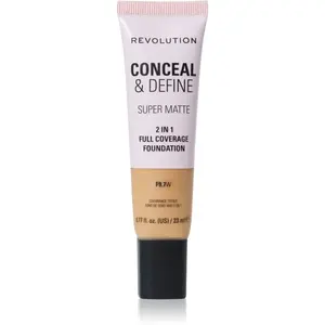 Revolution Conceal & Define zmatňujúci make-up odtieň F9.7W 23 ml