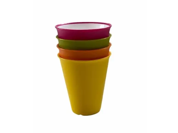 Omada  Sanaliving Trumblers Set 4x 0,2l mix barev Sada téglikov