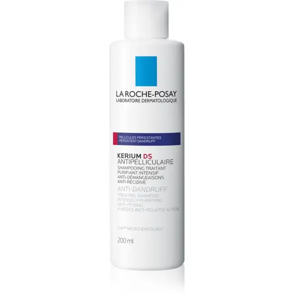 La Roche-Posay Kerium DS Anti-Dandruff ošetrujúci šampón proti lupinám 200 ml