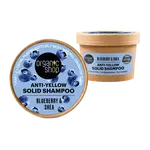 ORGANIC SHOP Tuhý šampón na blond vlasy Čučoriedky a bambucké maslo 60 g