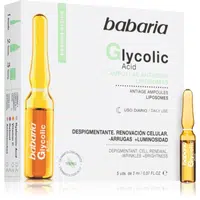 Babaria Glycolic Acid protivráskové rozjasňujúce sérum v ampulkách 5x2 ml