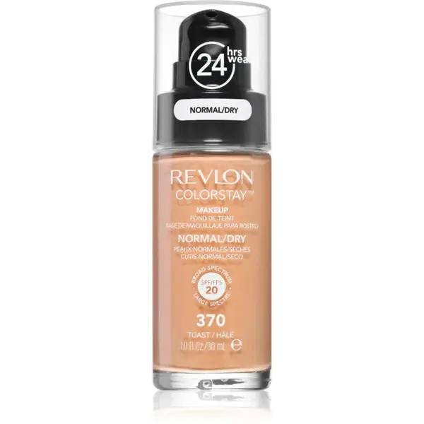 Revlon Cosmetics ColorStay™ SPF 20 dlhotrvajúci make-up pre normálnu až suchú pleť odtieň 370 Toast 30 ml