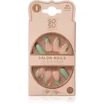SOSU Cosmetics Salon Nails umelé nechty odtieň Soft Sage 30 ks