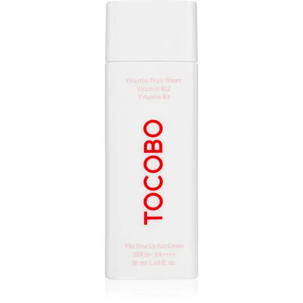 TOCOBO Vita Tone Up Sun Cream ľahký ochranný gélový krém pre zjednotenie farebného tónu pleti SPF 50+ 50 ml