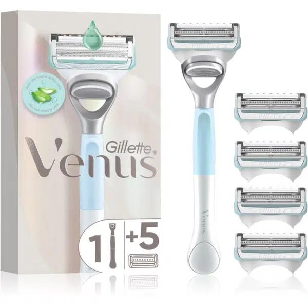 Gillette Venus For Pubic Hair&Skin holiaci strojček na úpravu línie bikín + náhradná hlavica 5 ks