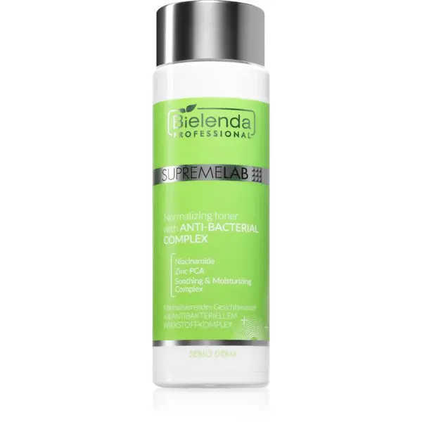 Bielenda Professional Supremelab Sebio Derm upokojujúce tonikum pre mastnú a problematickú pleť 200 ml