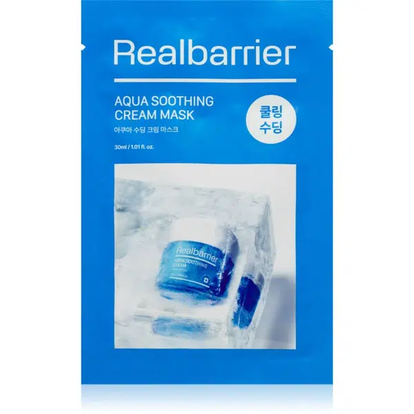 Real Barrier Aqua Soothing Cream Mask hydratačná plátienková maska 30 ml