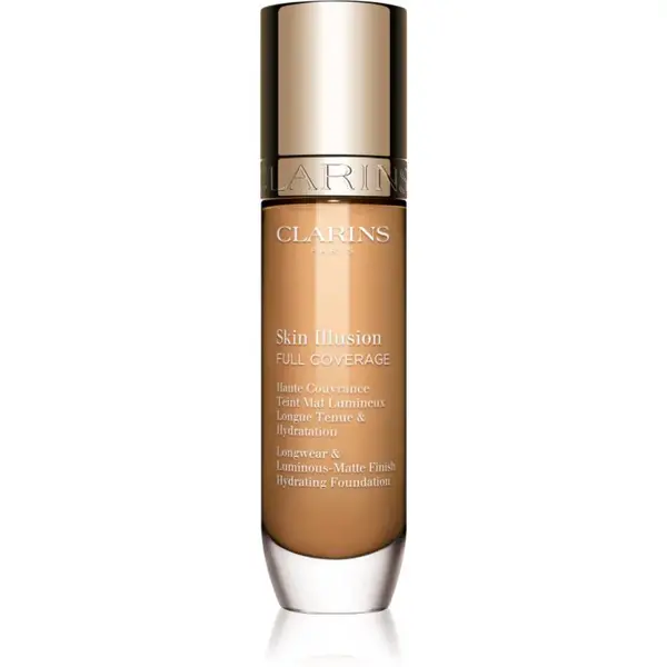 Clarins Skin Illusion Hydrating Foundation vysoko krycí make-up odtieň 112C 30 ml