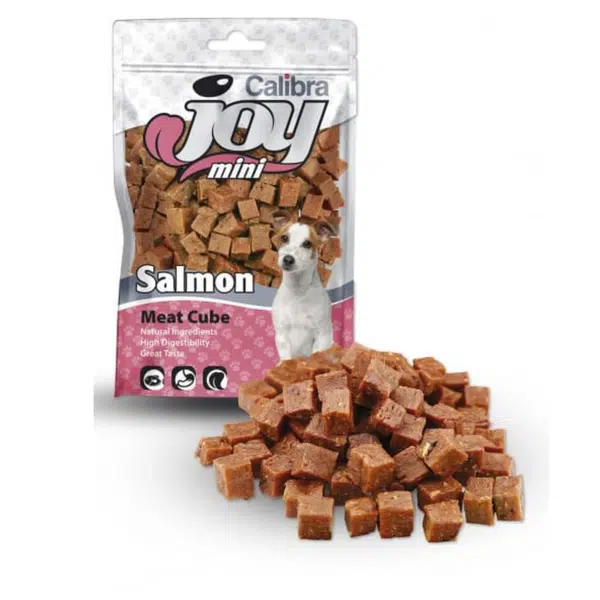 Calibra Joy Dog Mini Salmon Cube 70g NEW | Maškrty pre psov