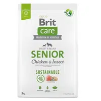 Brit Care Dog Sustainable Senior Chicken & Insect 3 kg | Granule pre psov