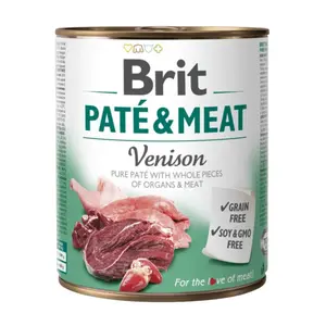 Brit konzerva Paté & Meat Venison 800 g | Konzerva pre psov