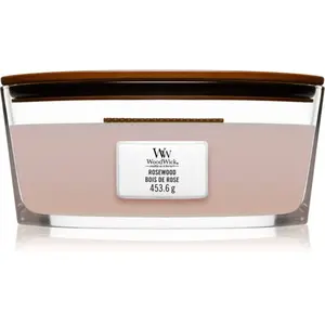 Woodwick Rosewood vonná sviečka s dreveným knotom (hearthwick) 453.6 g