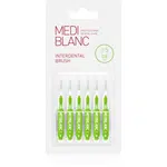MEDIBLANC Interdental Pick-brush medzizubná kefka 0,8 mm Green 6 ks
