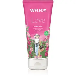 Weleda Love podmanivý sprchový gél Rose, Jasmine and Ylang-Ylang 200 ml